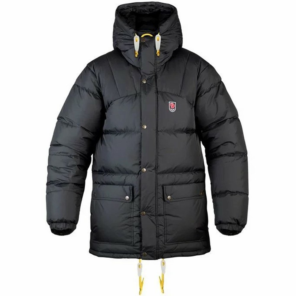 Fjallraven Kanken Expedition Men Down Jackets Black | YTDQGXE-40