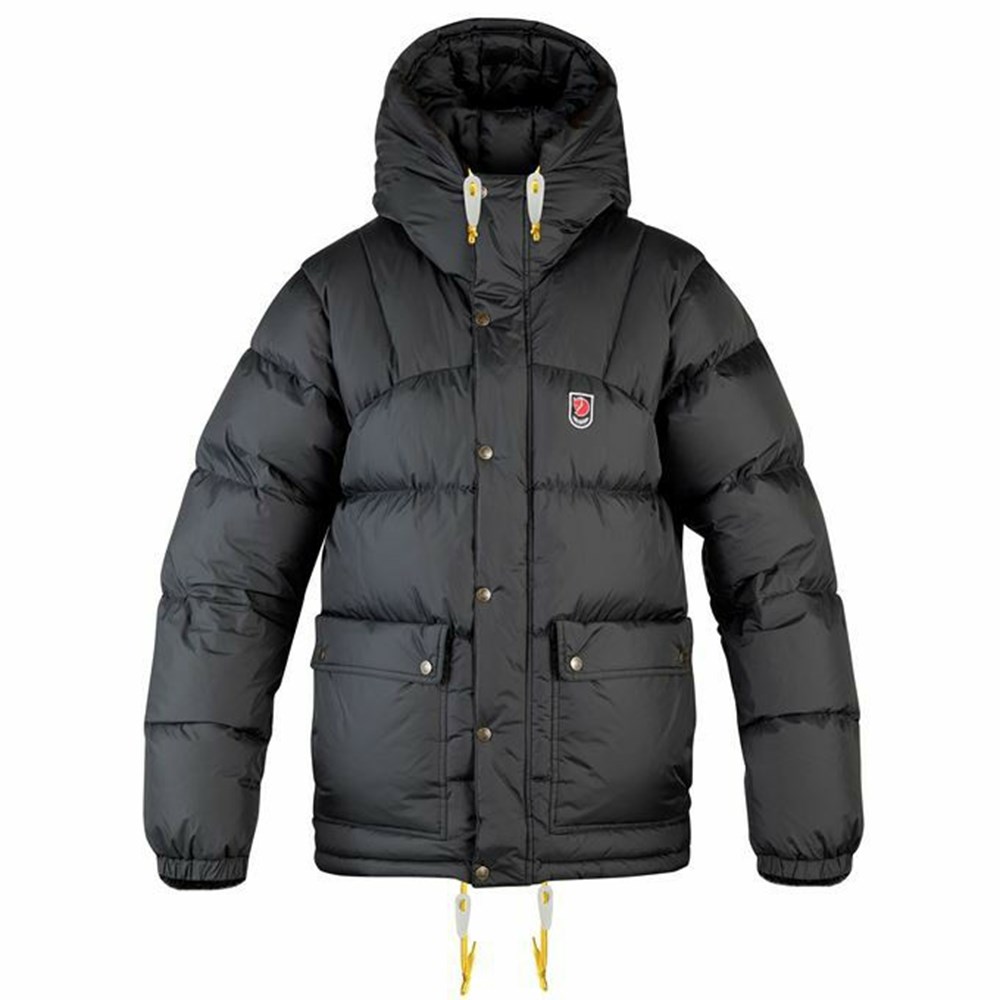 Fjallraven Kanken Expedition Men Down Jackets Black | FGVYNHT-64