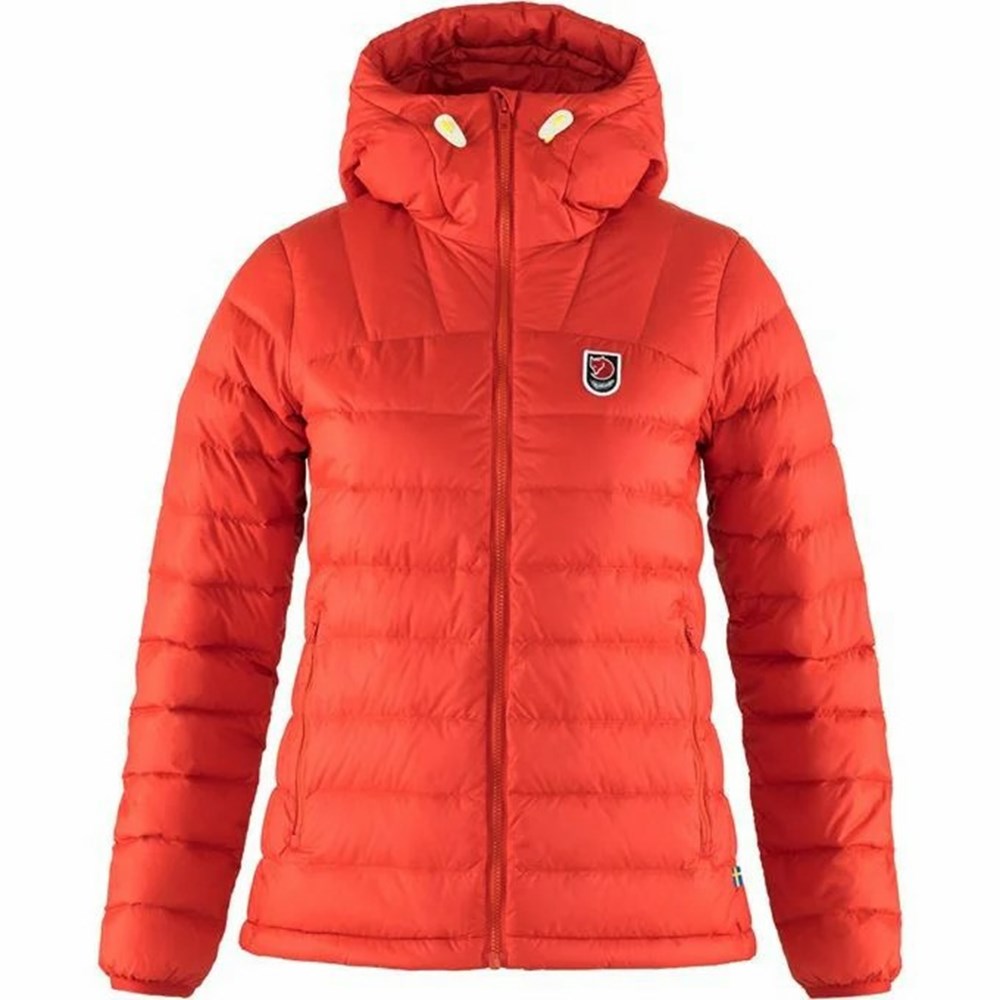 Fjallraven Kanken Expedition Women Down Jackets Red | SWDRNMI-02