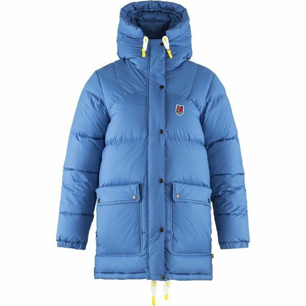 Fjallraven Kanken Expedition Women Down Jackets Blue | BYPNGWQ-46