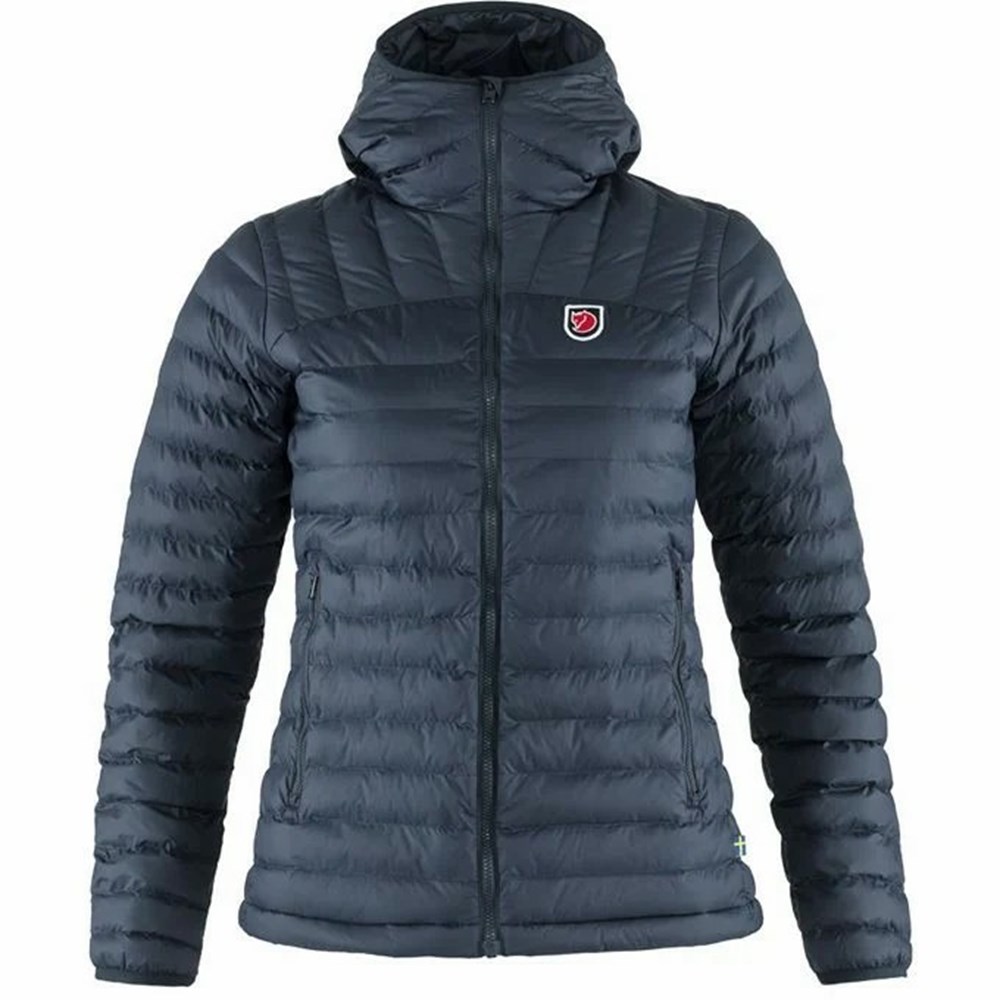 Fjallraven Kanken Expedition Women Trekking Jacket Navy | AHSMFTC-52