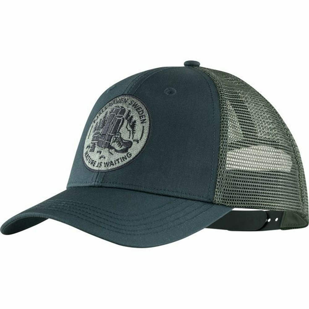 Fjallraven Kanken Fikapaus Men Hats Navy | CKOFYUP-62