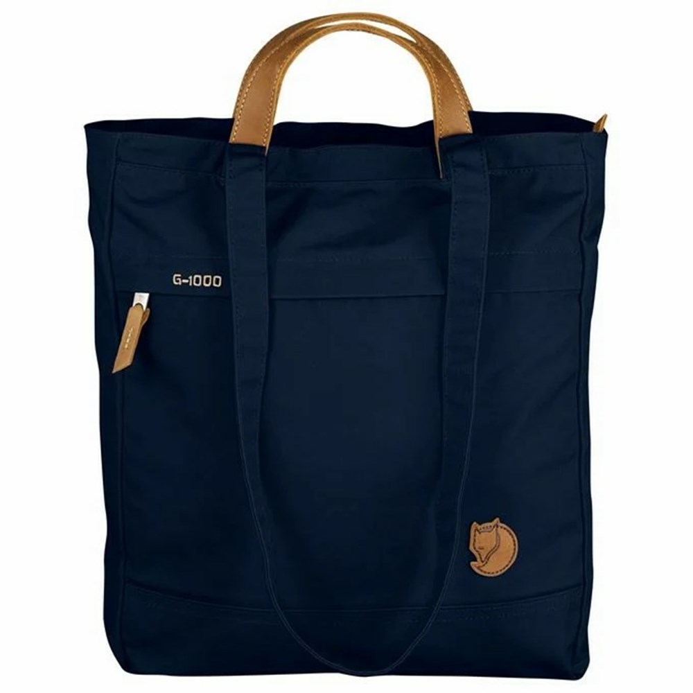 Fjallraven Kanken Foldsack No. 1 Women Shoulder Bags Navy | LRBAQVJ-36