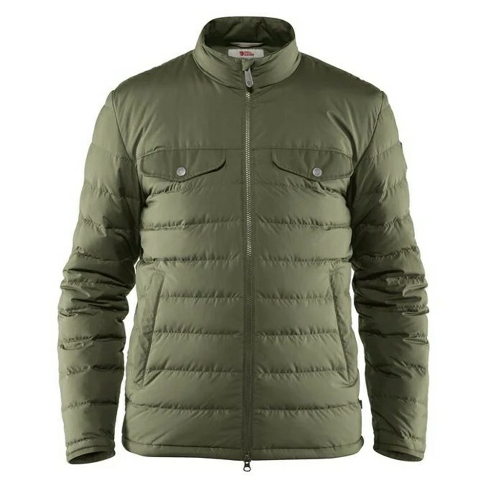 Fjallraven Kanken Greenland Men Down Jackets Green | CAMVFZN-67