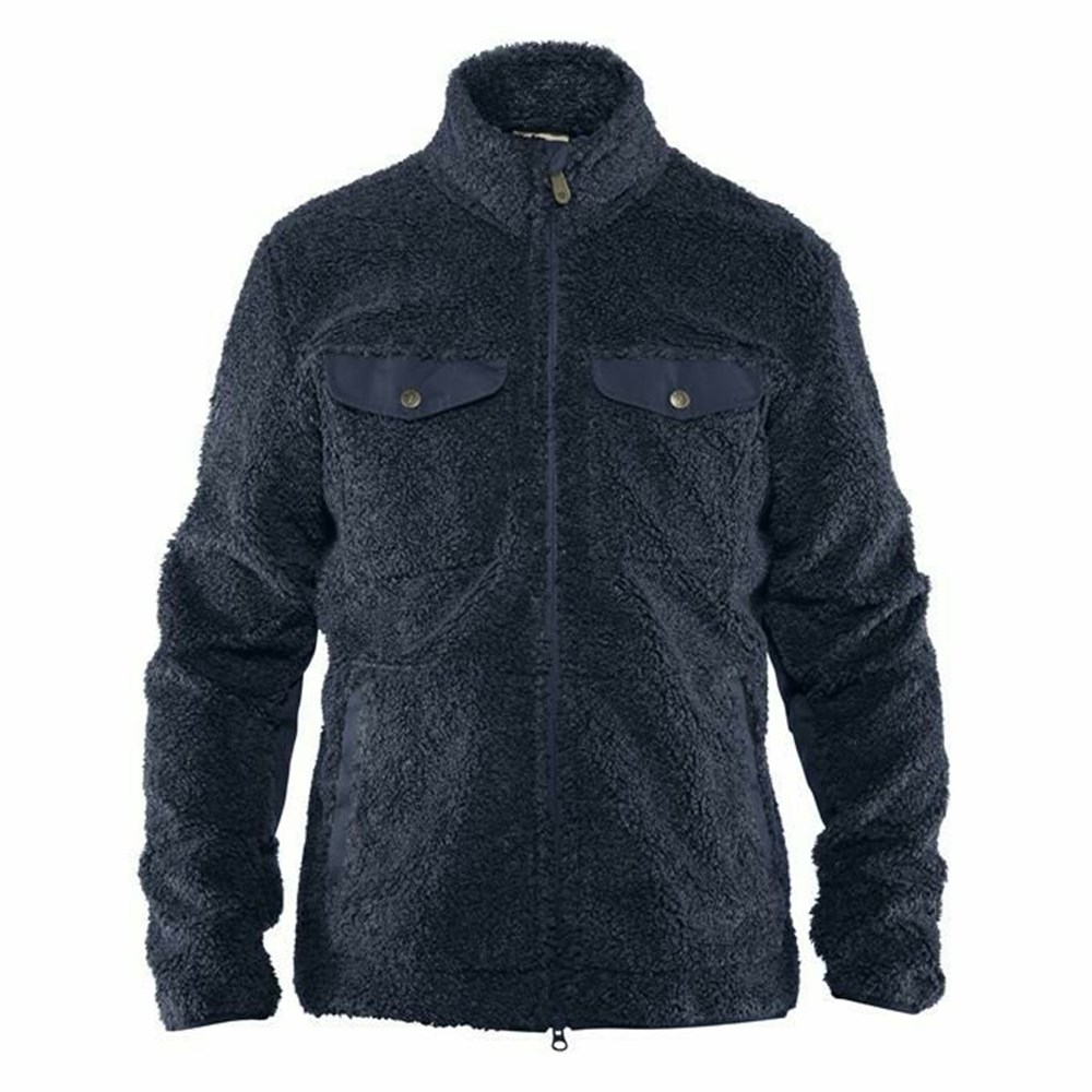 Fjallraven Kanken Greenland Men Fleece Blue | UJFYOWQ-04