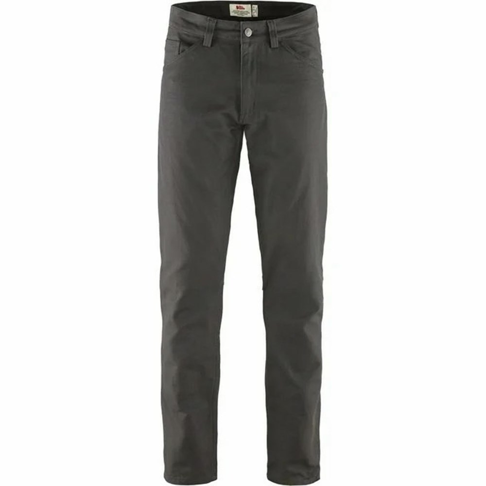 Fjallraven Kanken Greenland Men Outdoor Pants Grey | FSPWDUG-61