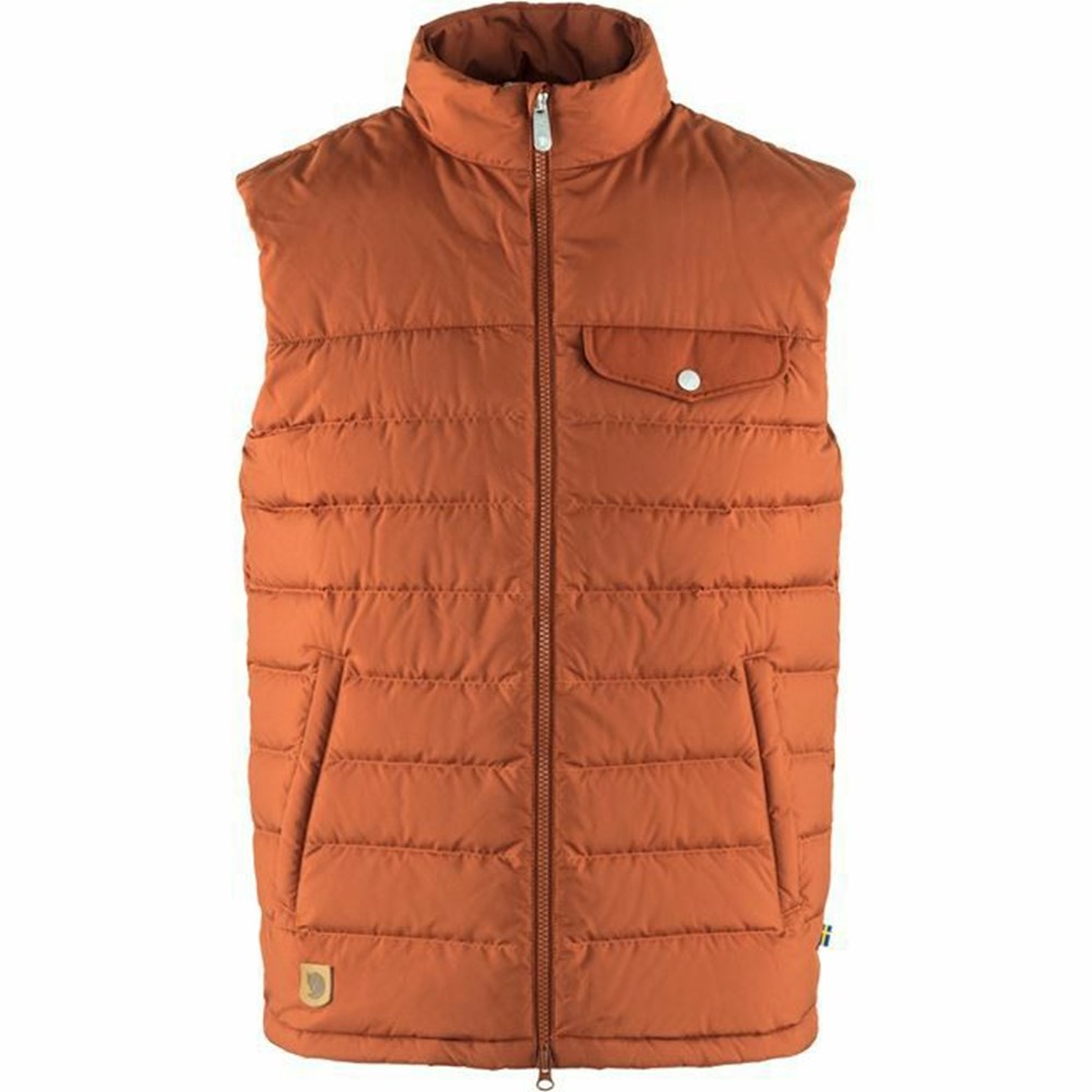 Fjallraven Kanken Greenland Men Vest Yellow | BOLIQJC-79