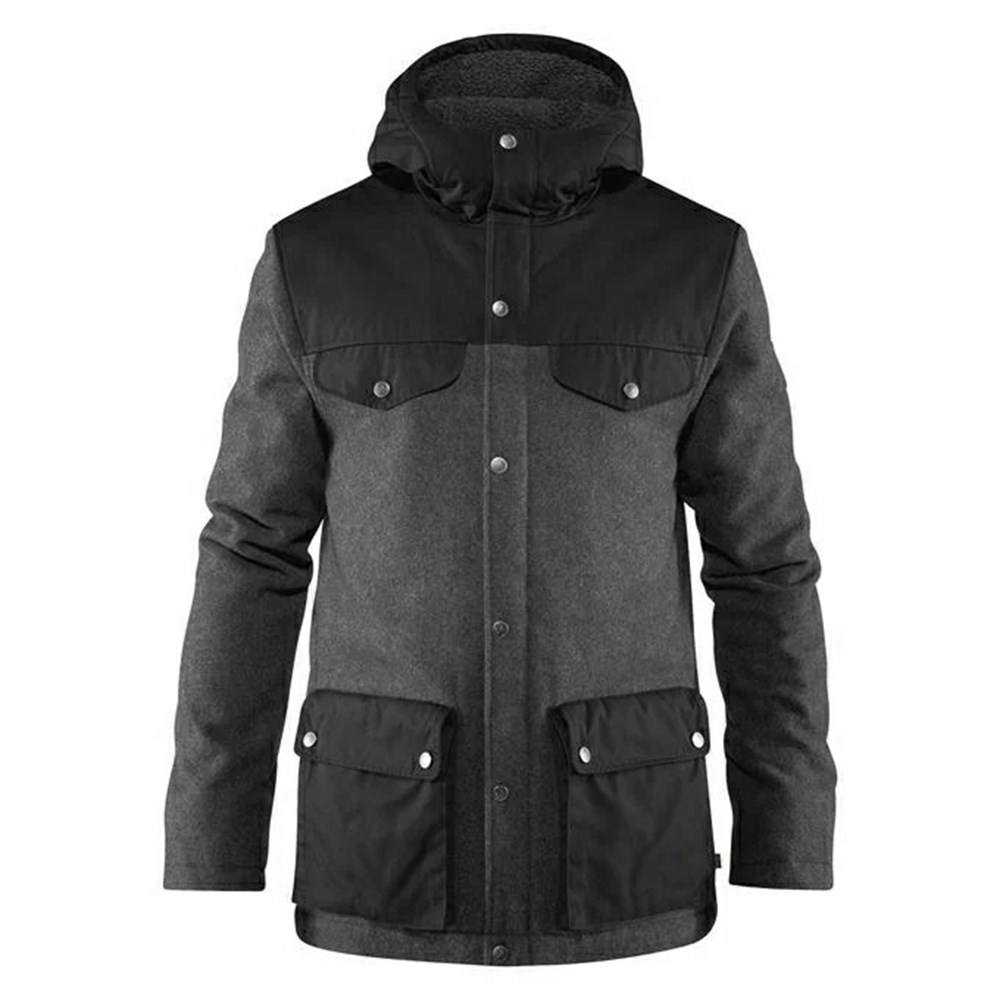 Fjallraven Kanken Greenland Men Winter Jacket Grey | YLXBAGK-04