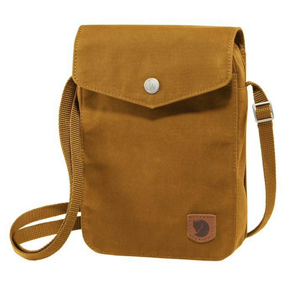 Fjallraven Kanken Greenland Pocket Women Backpack Red | WJUAELI-90