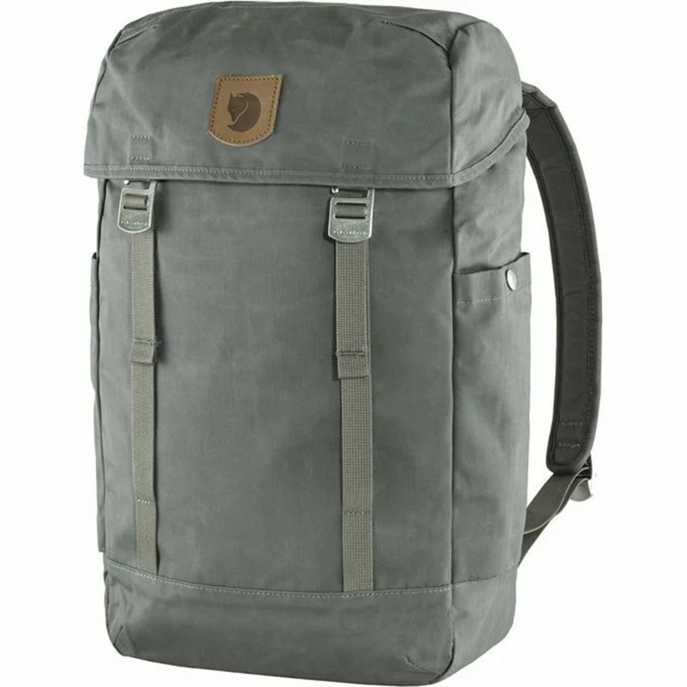 Fjallraven Kanken Greenland Top Men Backpack Light Grey | CUNXEJF-05