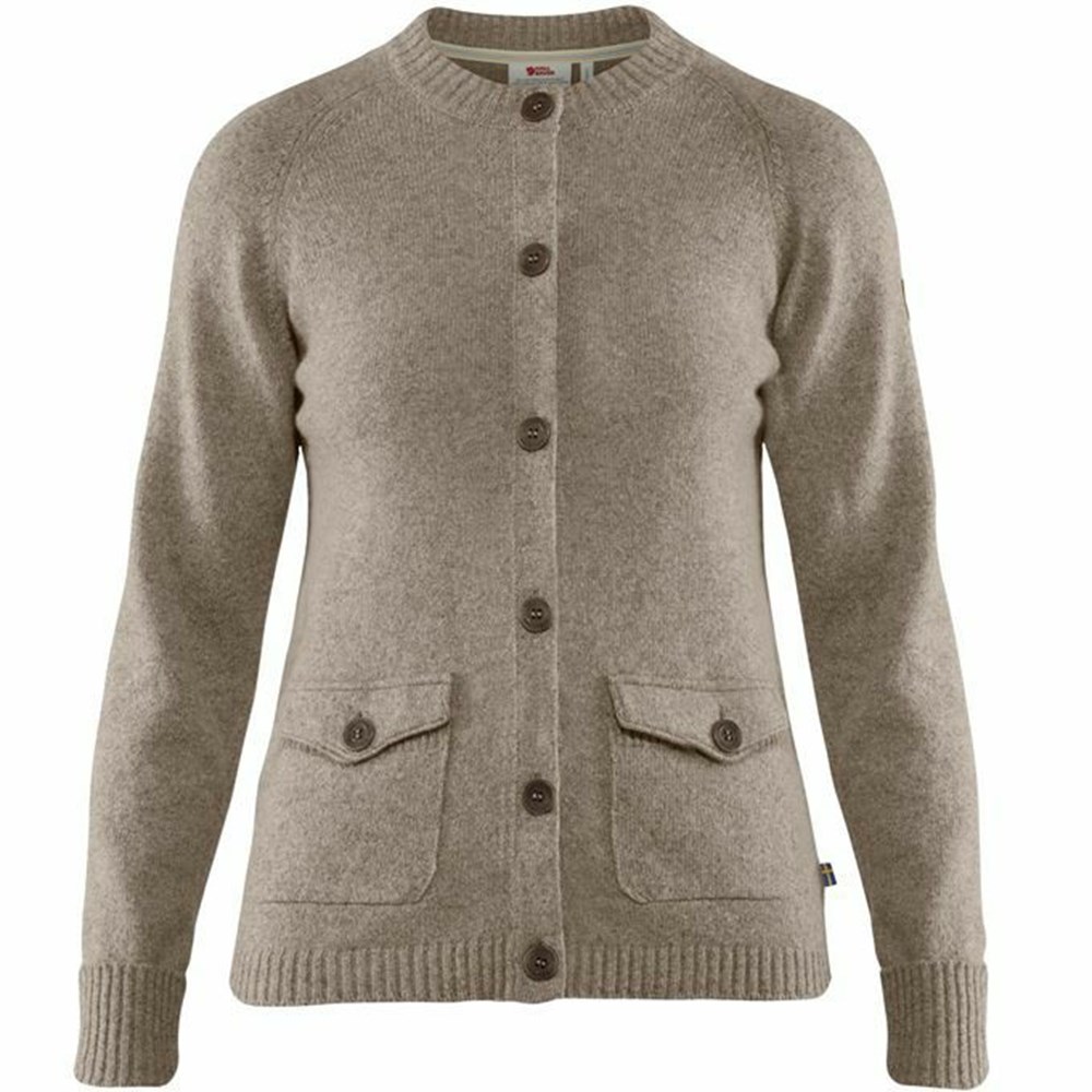 Fjallraven Kanken Greenland Women Sweater Grey | PMCTSIZ-49