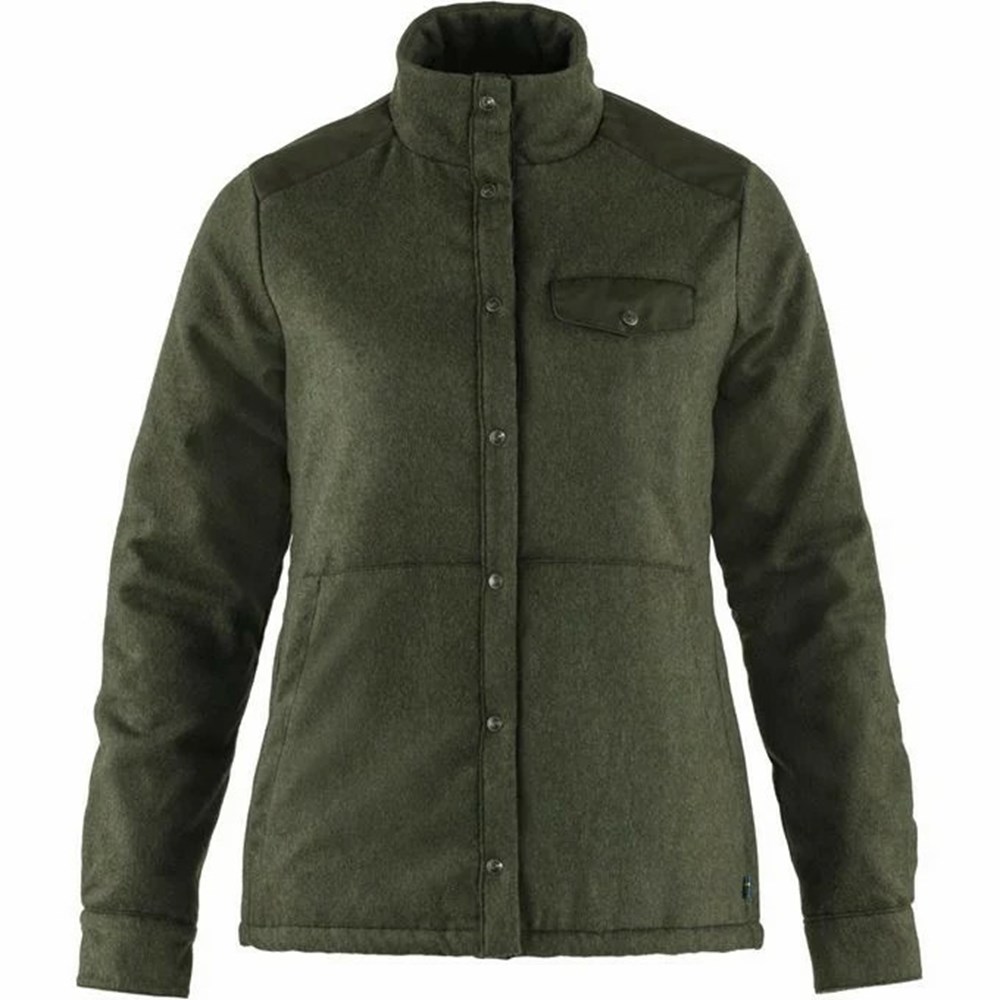 Fjallraven Kanken Greenland Women Sweater Green | YCJAMBS-48