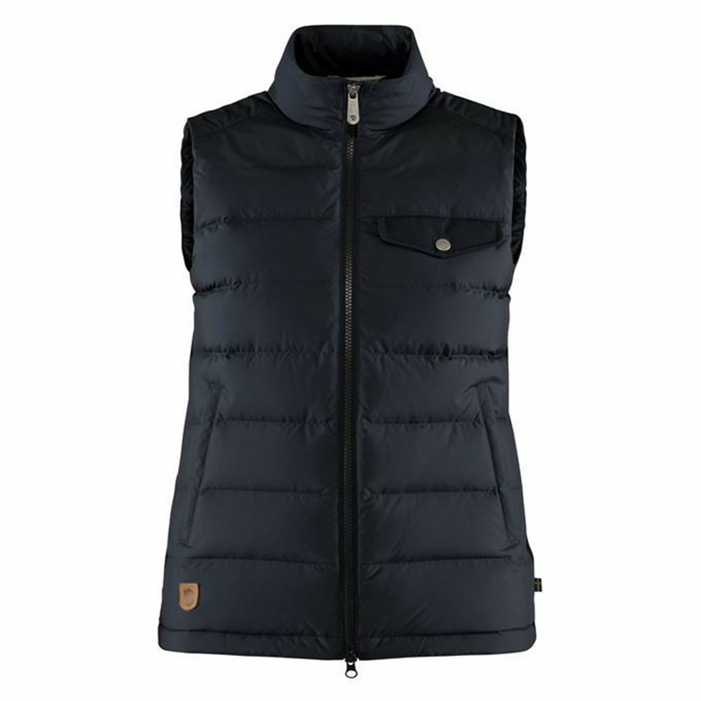 Fjallraven Kanken Greenland Women Vest Navy | AIWQHYE-48