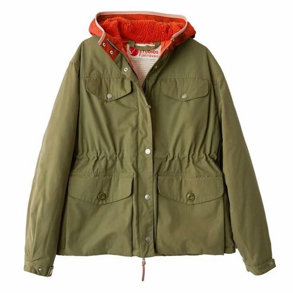 Fjallraven Kanken Greenland Women Winter Jacket Green | TJPYMSK-62