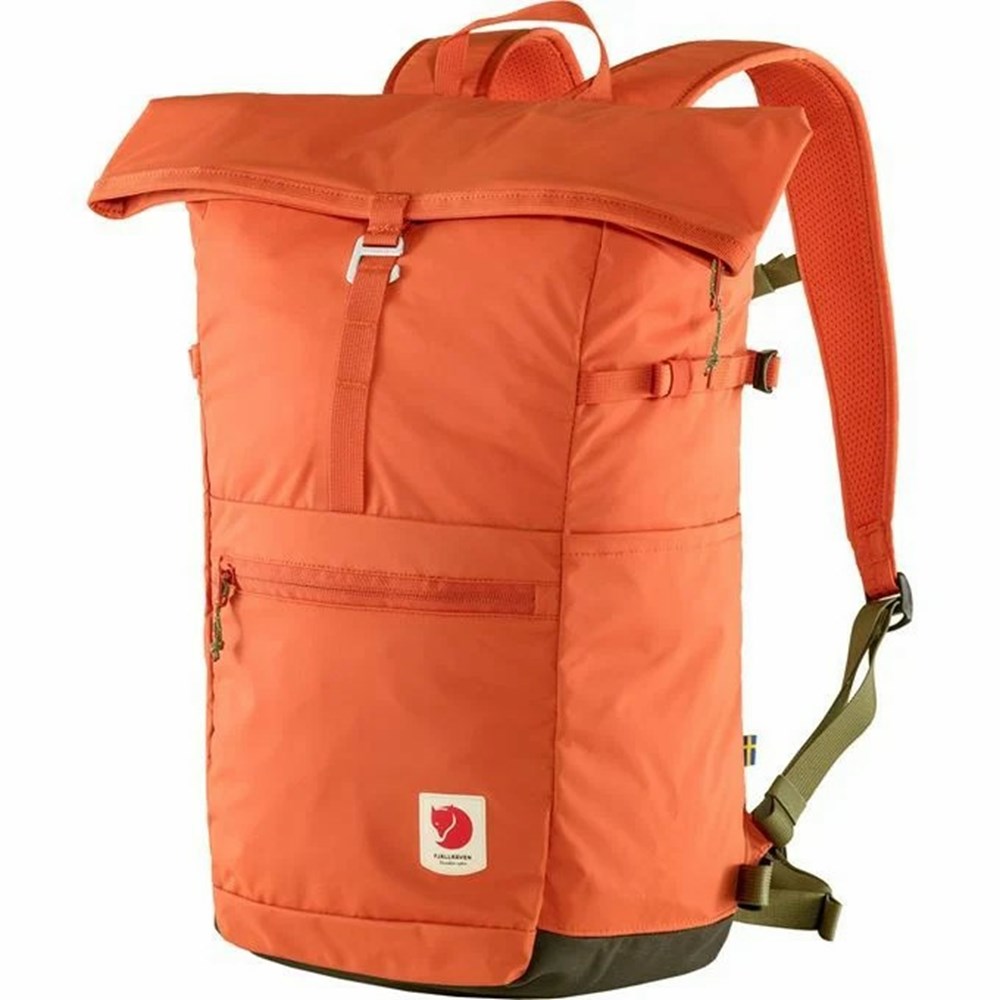 Fjallraven Kanken High Coast Foldsack 24 Women Backpack Red | ZMOIVPT-87