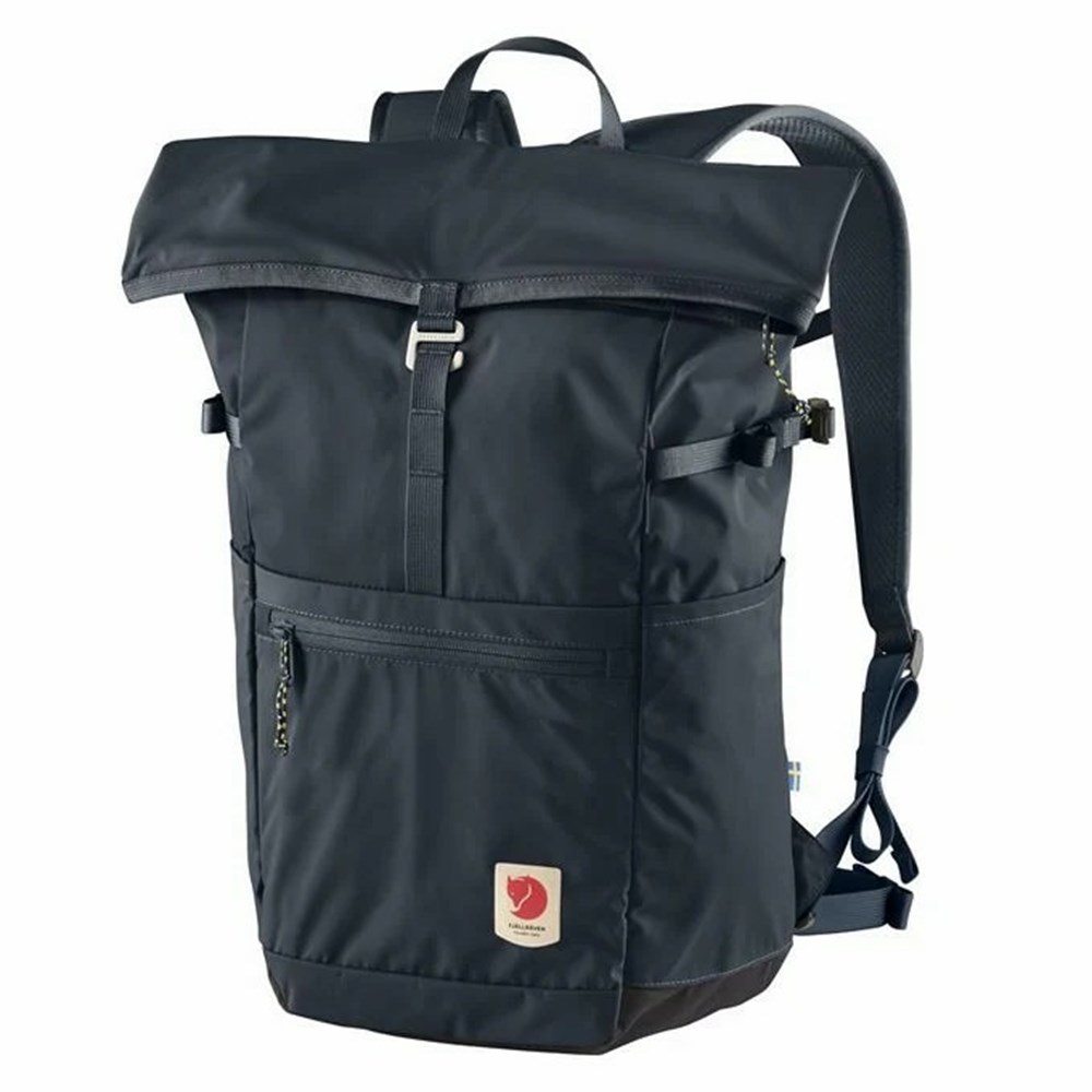 Fjallraven Kanken High Coast Foldsack 24 Women Backpack Navy | BKGZIPW-18