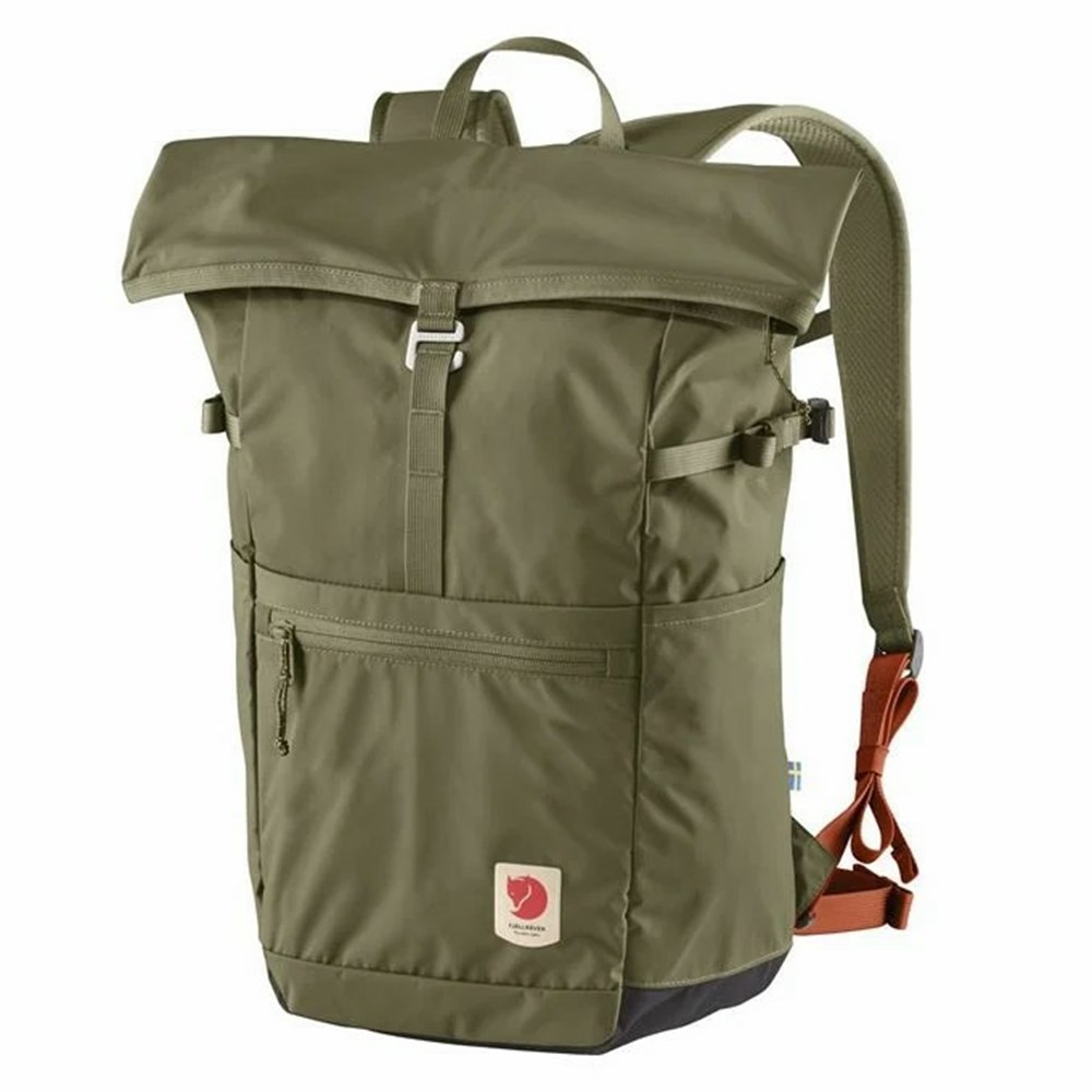 Fjallraven Kanken High Coast Foldsack 24 Women Backpack Green | IHKSXFB-72