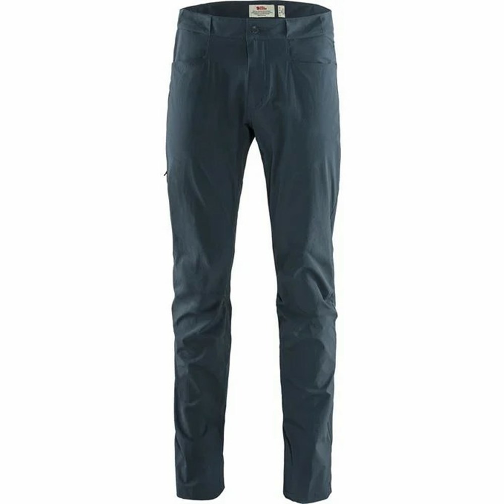 Fjallraven Kanken High Coast Men Outdoor Pants Navy | HEKGLAZ-95