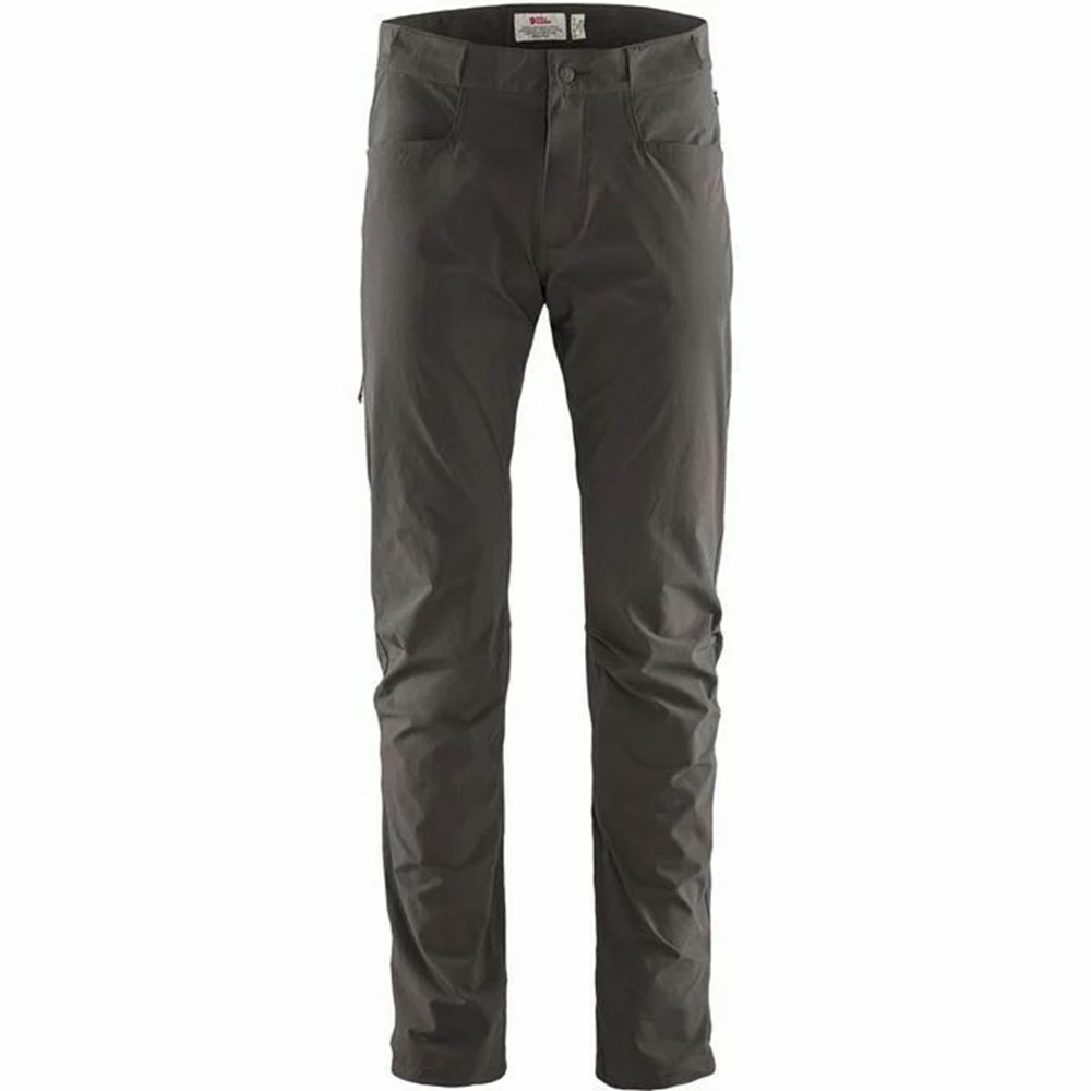 Fjallraven Kanken High Coast Men Outdoor Pants Grey | PAFRIKU-46