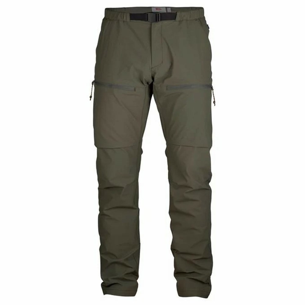 Fjallraven Kanken High Coast Men Outdoor Pants Grey | MSJWRPT-24