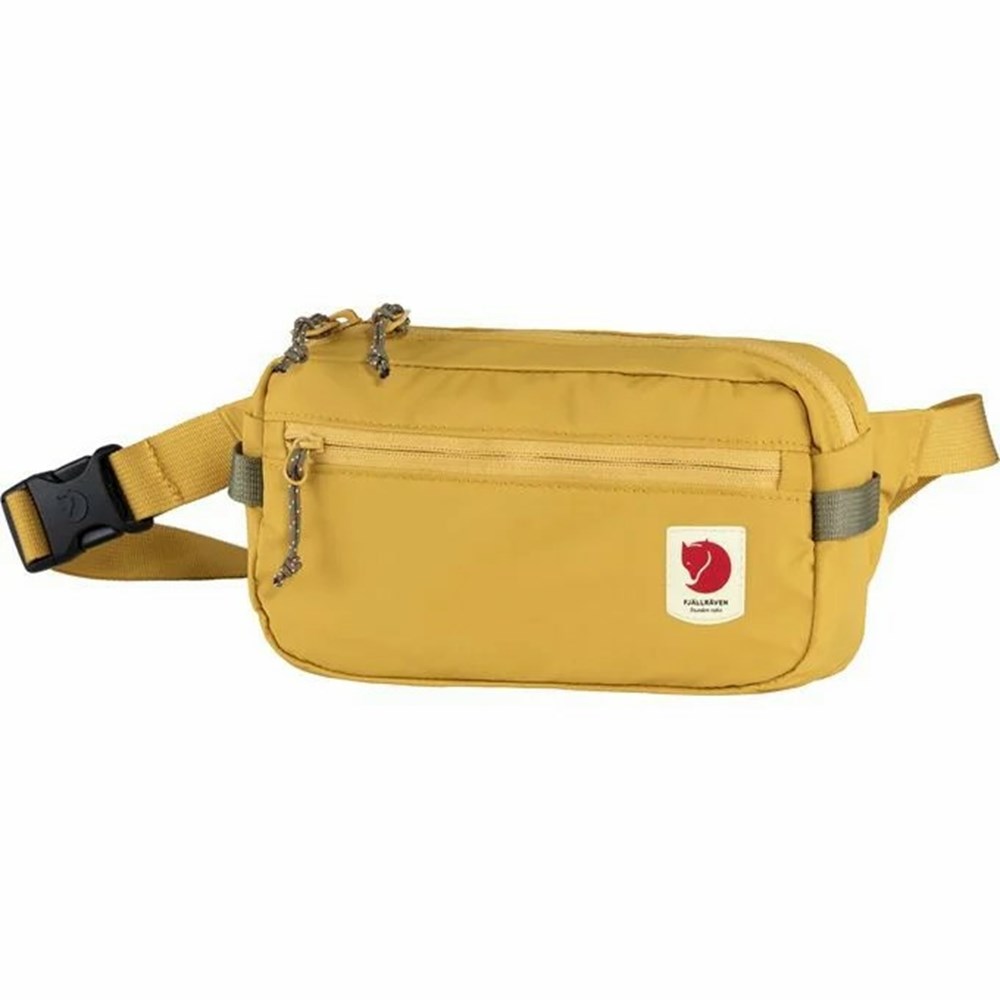 Fjallraven Kanken High Coast Men Waist Bag Yellow | GMOPEAR-68