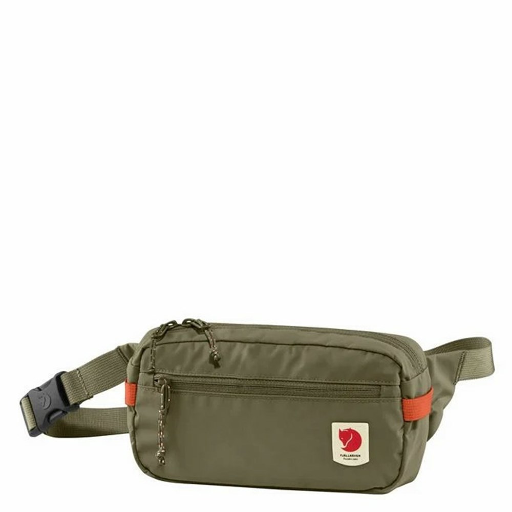 Fjallraven Kanken High Coast Men Waist Bag Green | UXMNROB-53