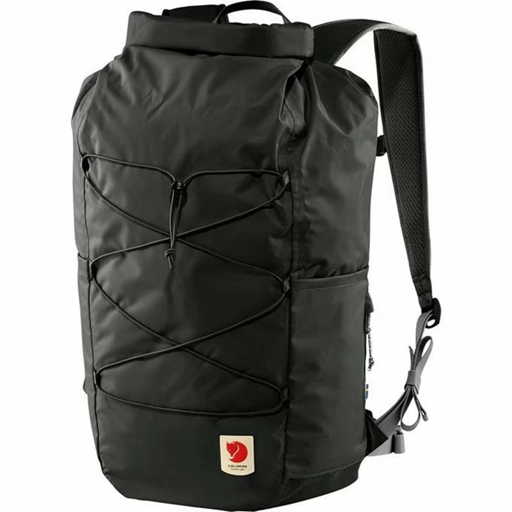 Fjallraven Kanken High Coast Rolltop 26 Women Backpack Dark Grey | COYSTWX-82