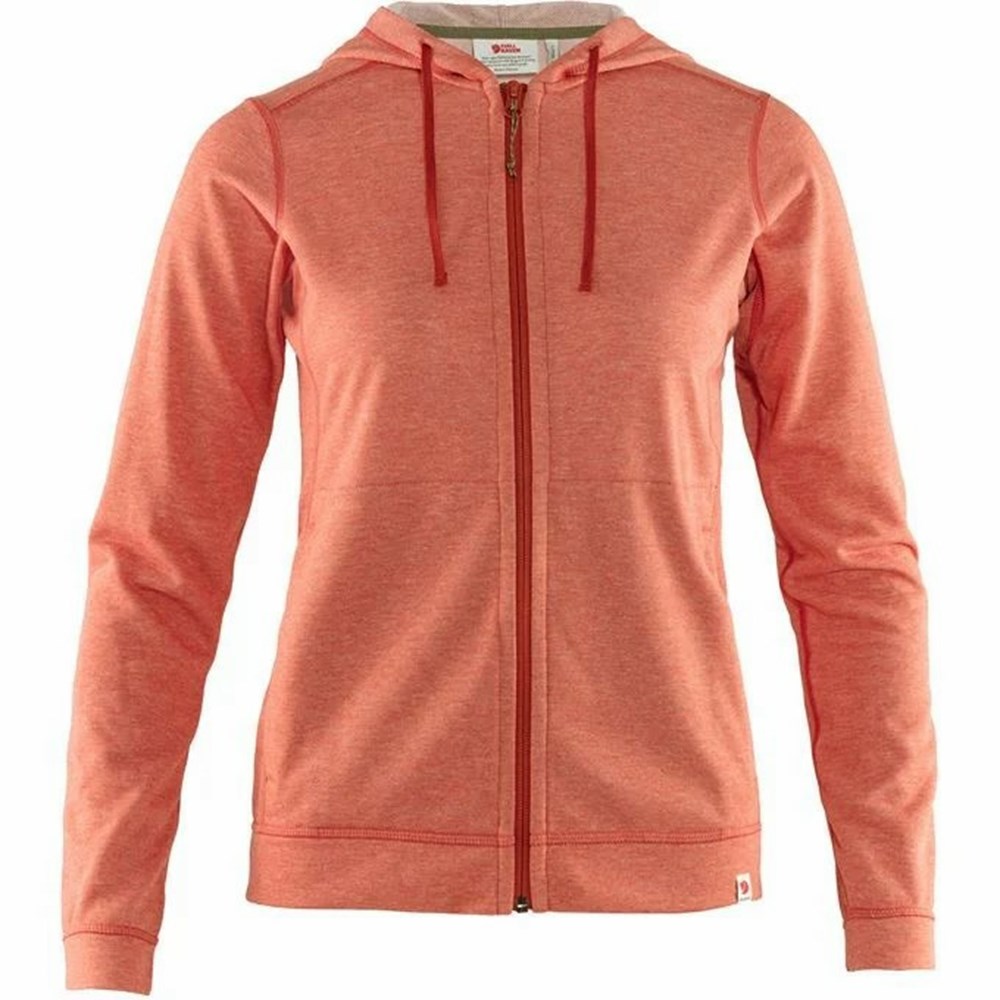 Fjallraven Kanken High Coast Women Hoodie Red | DIOSYJX-79