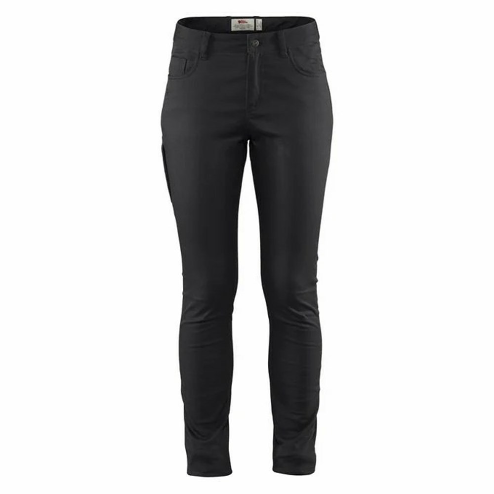 Fjallraven Kanken High Coast Women Outdoor Pants Black | BAUMNZV-02