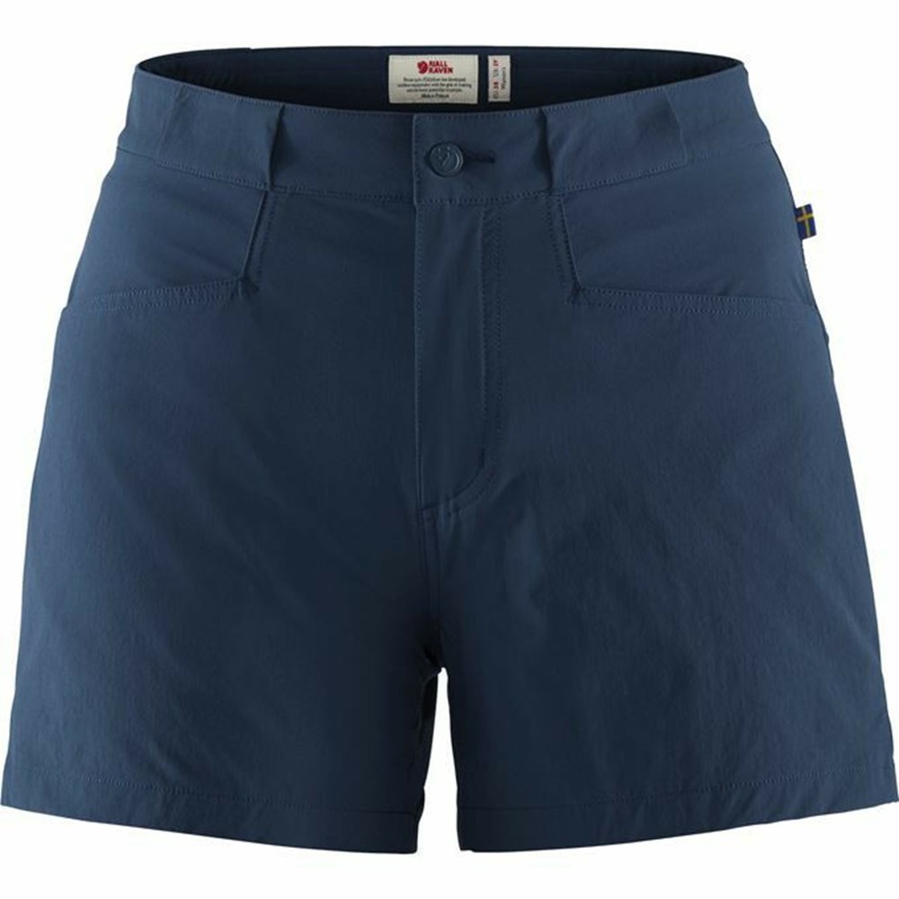 Fjallraven Kanken High Coast Women Shorts Navy | TOVHSQM-16