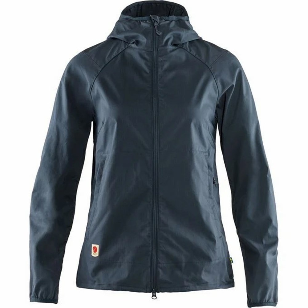 Fjallraven Kanken High Coast Women Trekking Jacket Navy | IKRJYTN-59