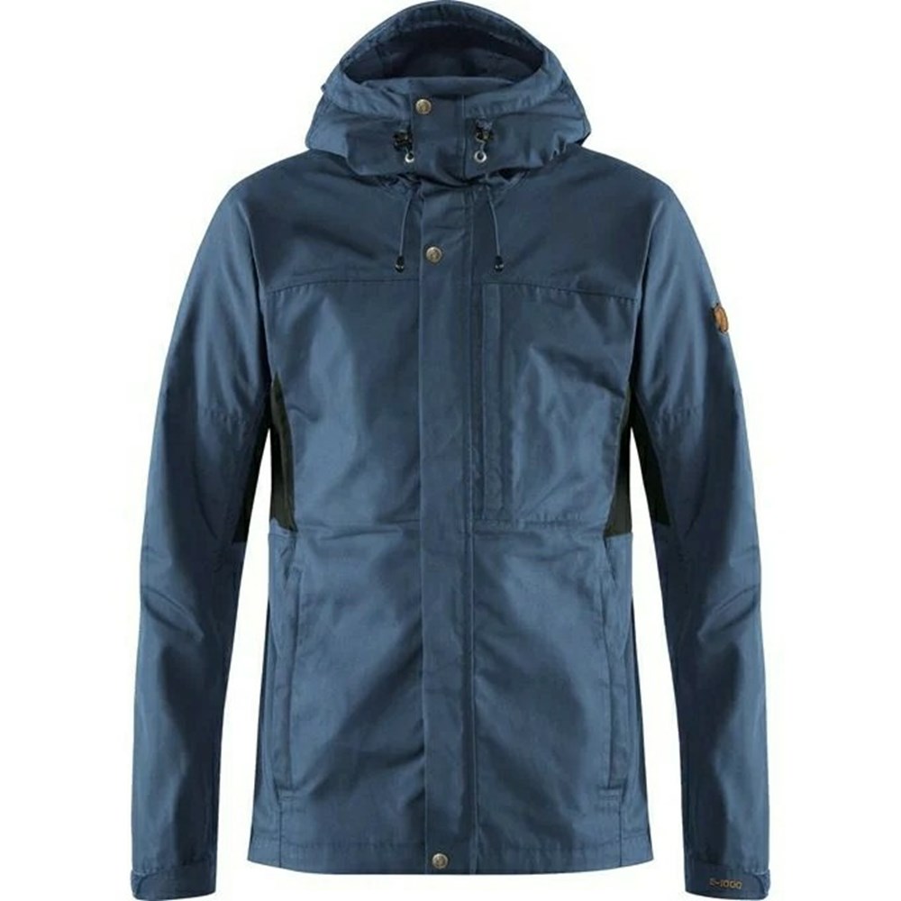 Fjallraven Kanken Kaipak Men Trekking Jacket Blue | YBQMRTN-23