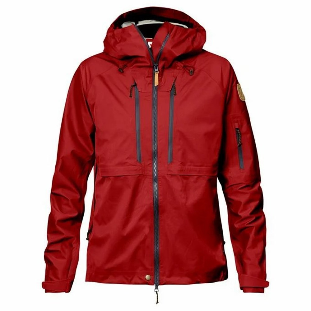 Fjallraven Kanken Keb Eco Women Shell Jackets Red | LKPUIBA-52