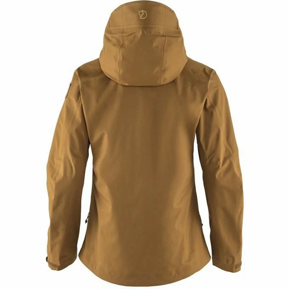 Fjallraven Kanken Keb Eco Women Shell Jackets Brown | KLORESV-43