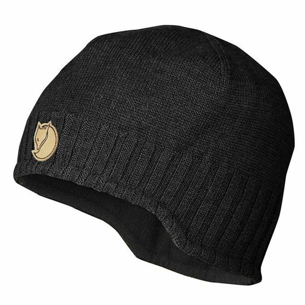 Fjallraven Kanken Keb Men Beanie Black | CQIBSZU-96