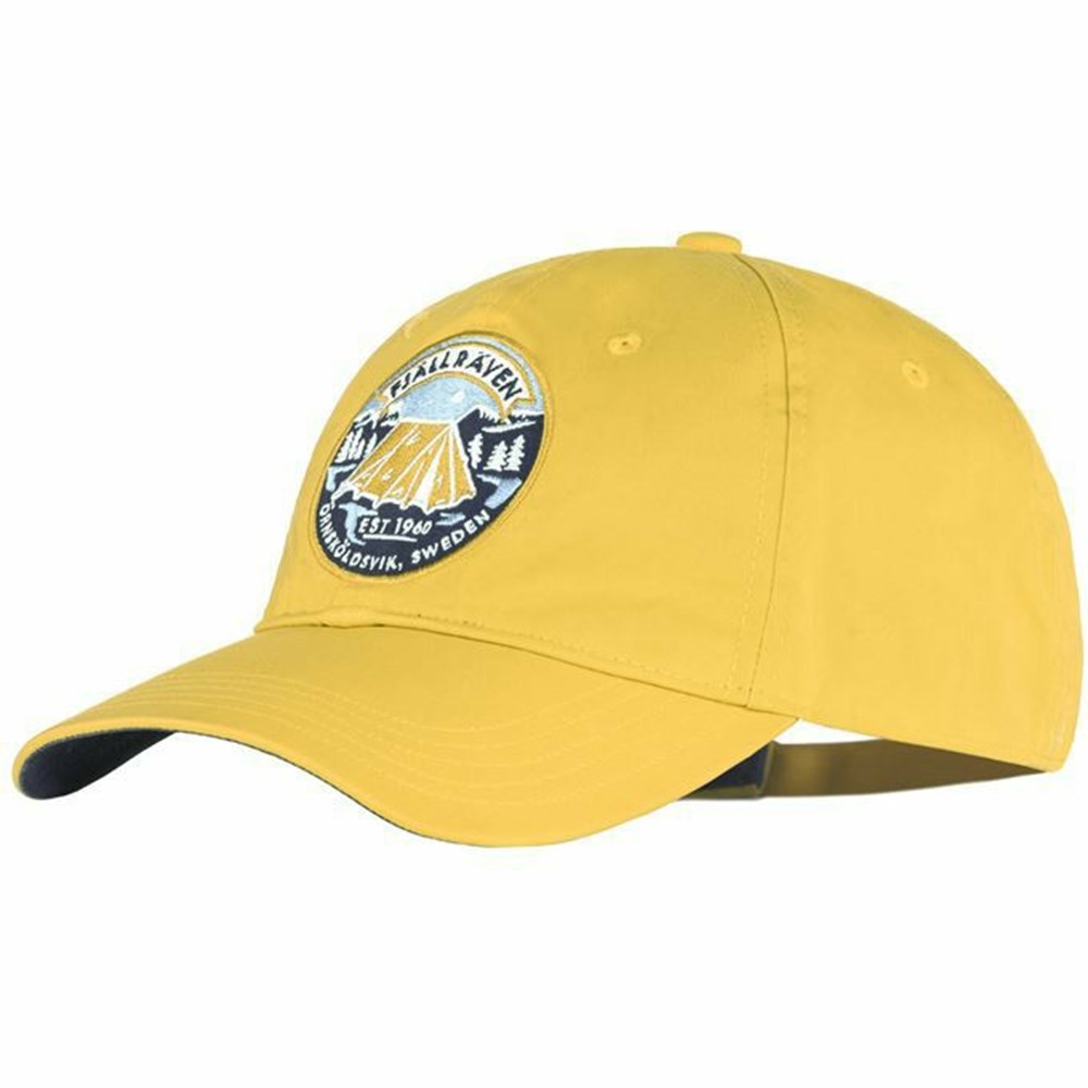 Fjallraven Kanken Keb Men Hats Yellow | SXWLVKF-49