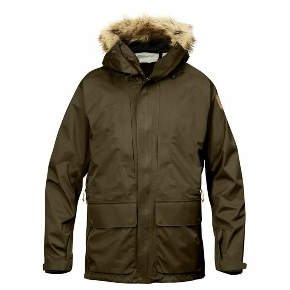 Fjallraven Kanken Keb Men Parka Dark Olive | HFPSGVR-74