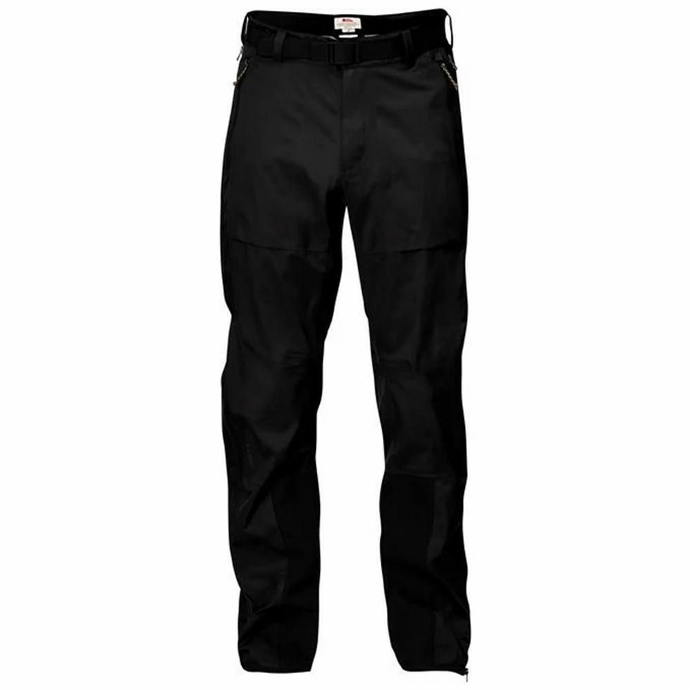 Fjallraven Kanken Keb Men Walking Pants Black | TSPBAKO-31