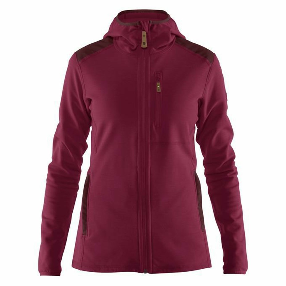 Fjallraven Kanken Keb Women Fleece Red | DLTJMXE-58