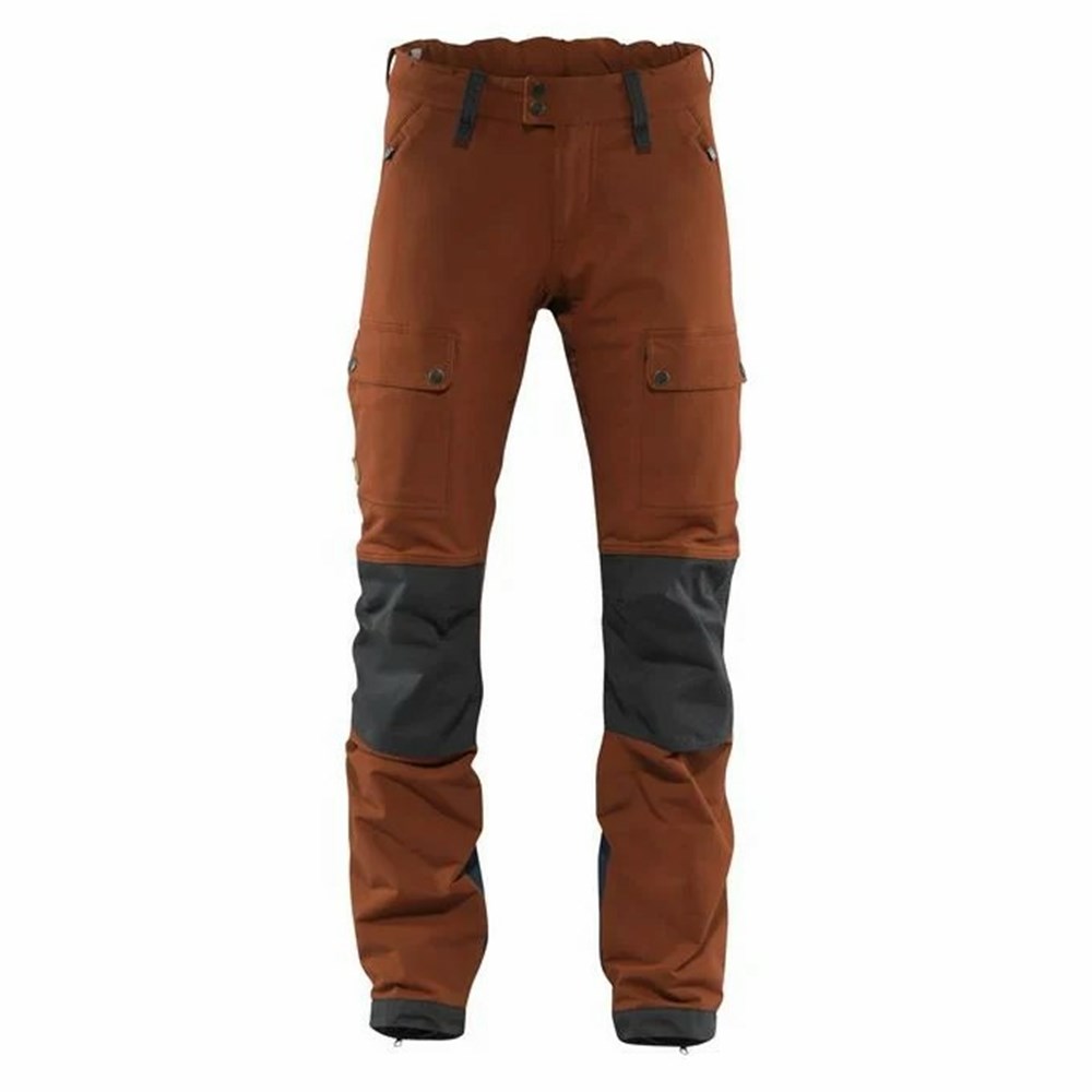 Fjallraven Kanken Keb Women Hiking Pants Yellow | RLZWYUK-47