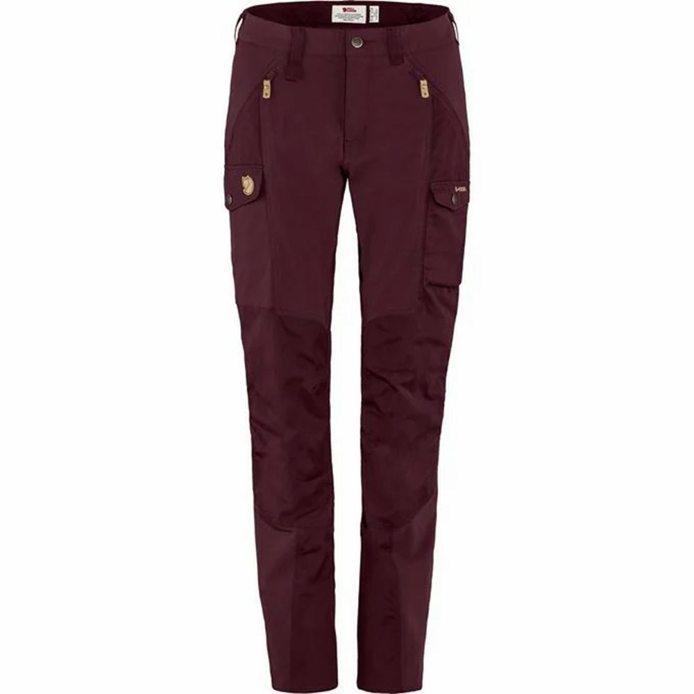 Fjallraven Kanken Nikka Women Hiking Pants Red | VCWYBNE-17