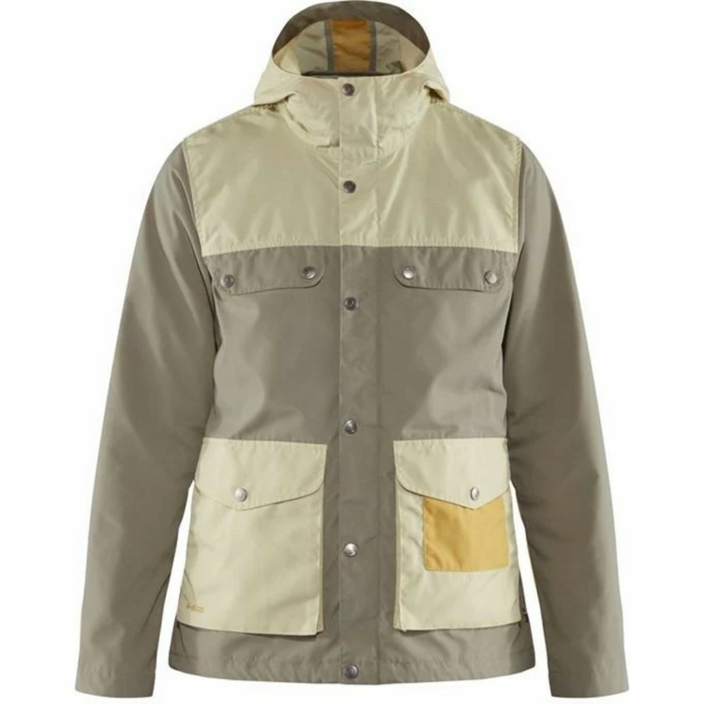 Fjallraven Kanken Samlaren Women Winter Jacket White Grey | PKHZWGV-31