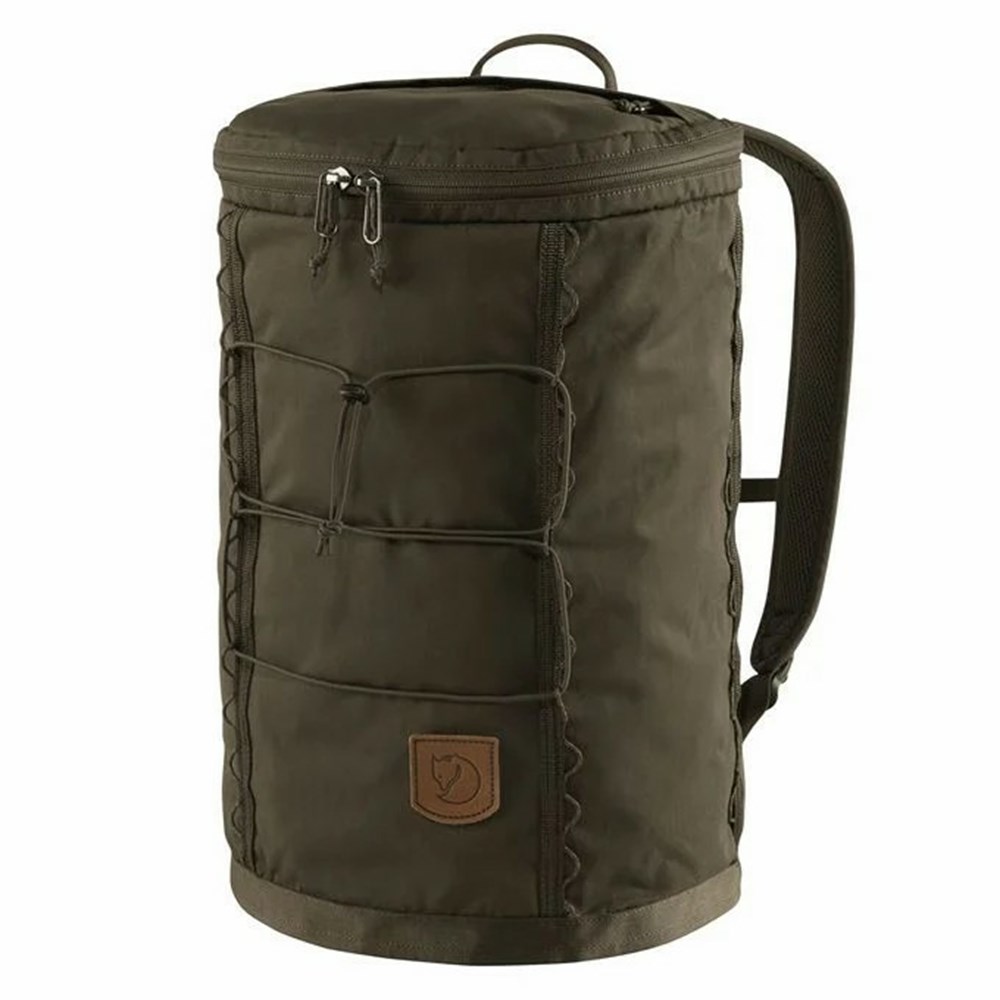 Fjallraven Kanken Singi 20 Men Backpack Dark Olive | OWVIZAS-07