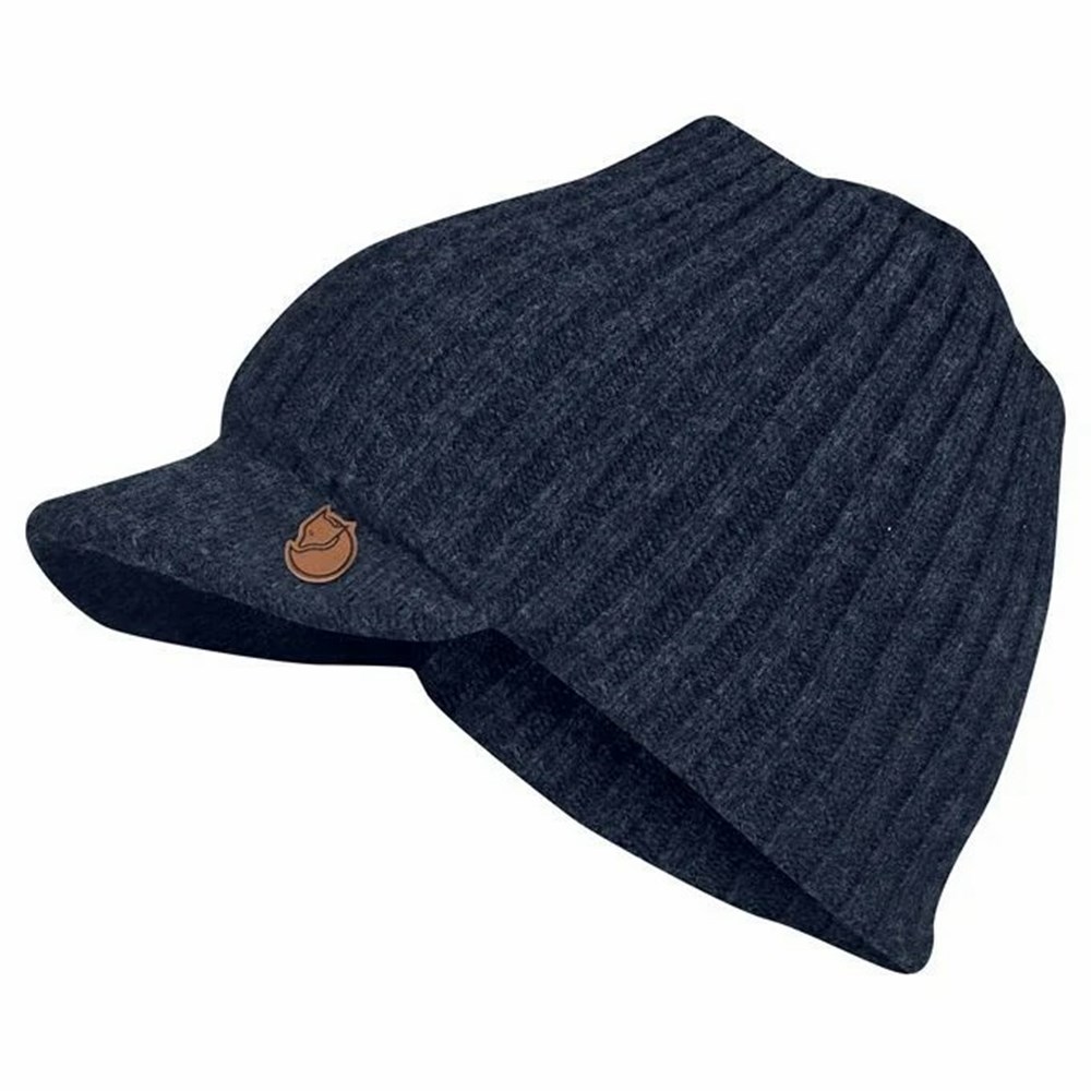 Fjallraven Kanken Singi Men Beanie Navy | REYBTCD-50