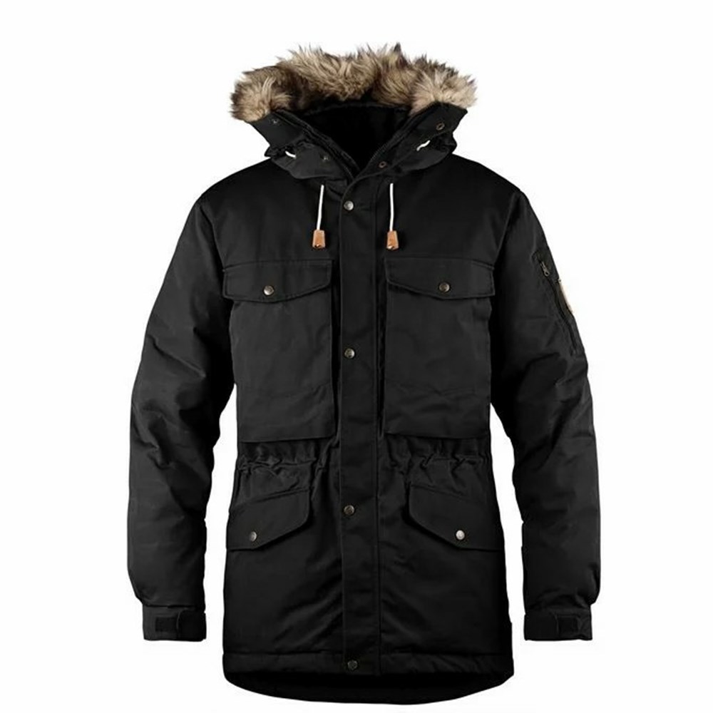 Fjallraven Kanken Singi Men Down Jackets Black | GAYBZPJ-79