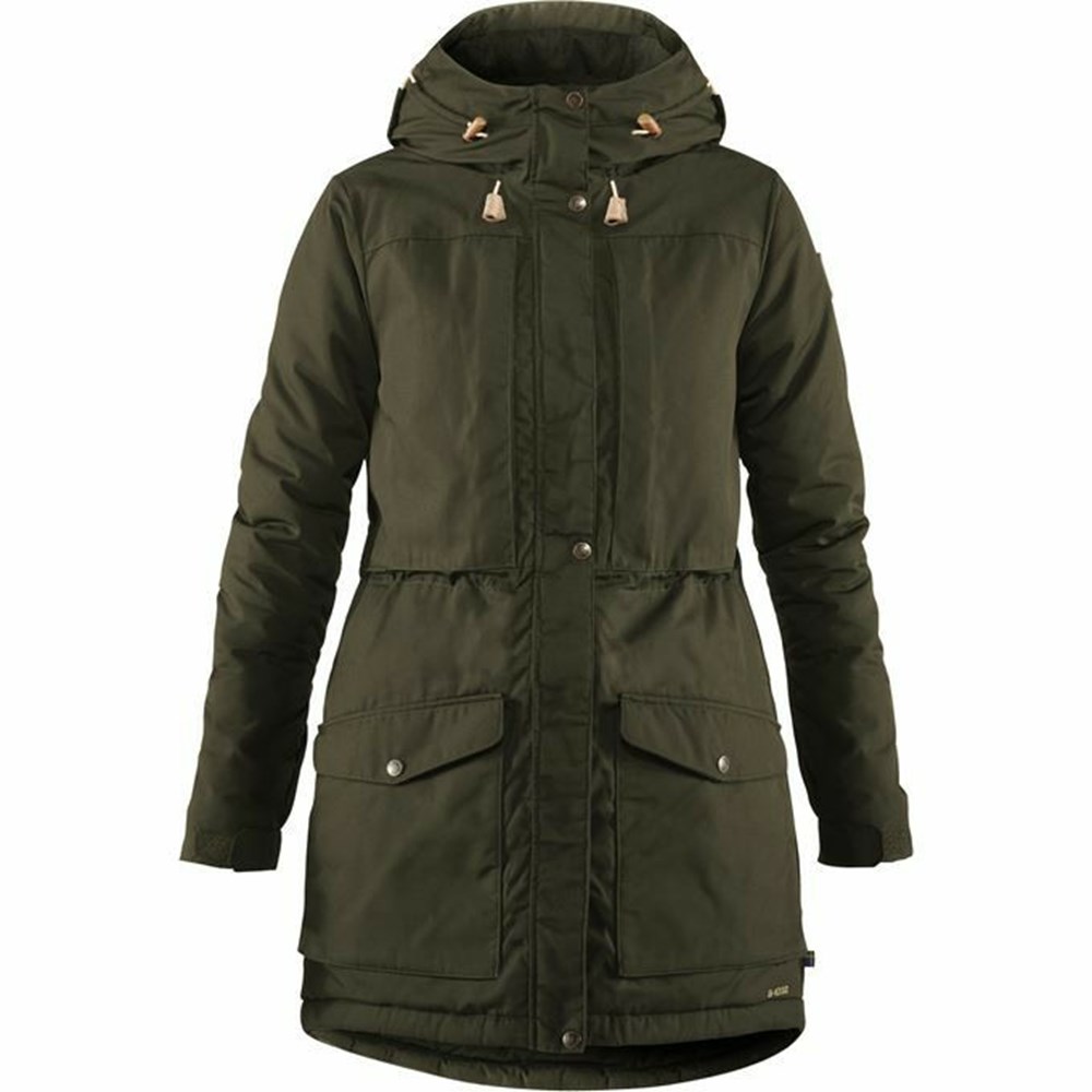 Fjallraven Kanken Singi Women Parka Green | JLPZQVU-67