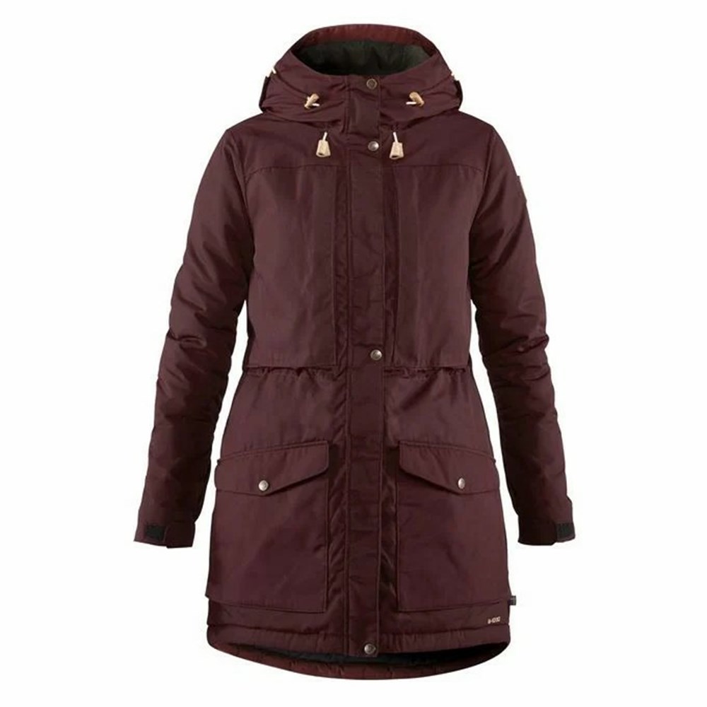 Fjallraven Kanken Singi Women Parka Red | UYTBPIM-42