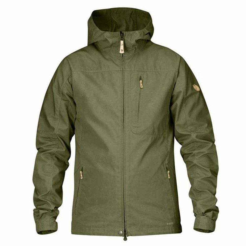 Fjallraven Kanken Sten Men Winter Jacket Green | DXOUHVP-36