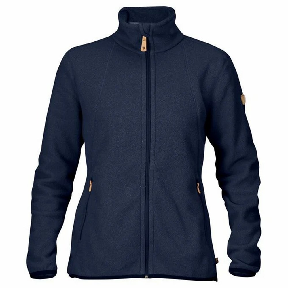 Fjallraven Kanken Stina Women Fleece Navy | EIKQJNA-71