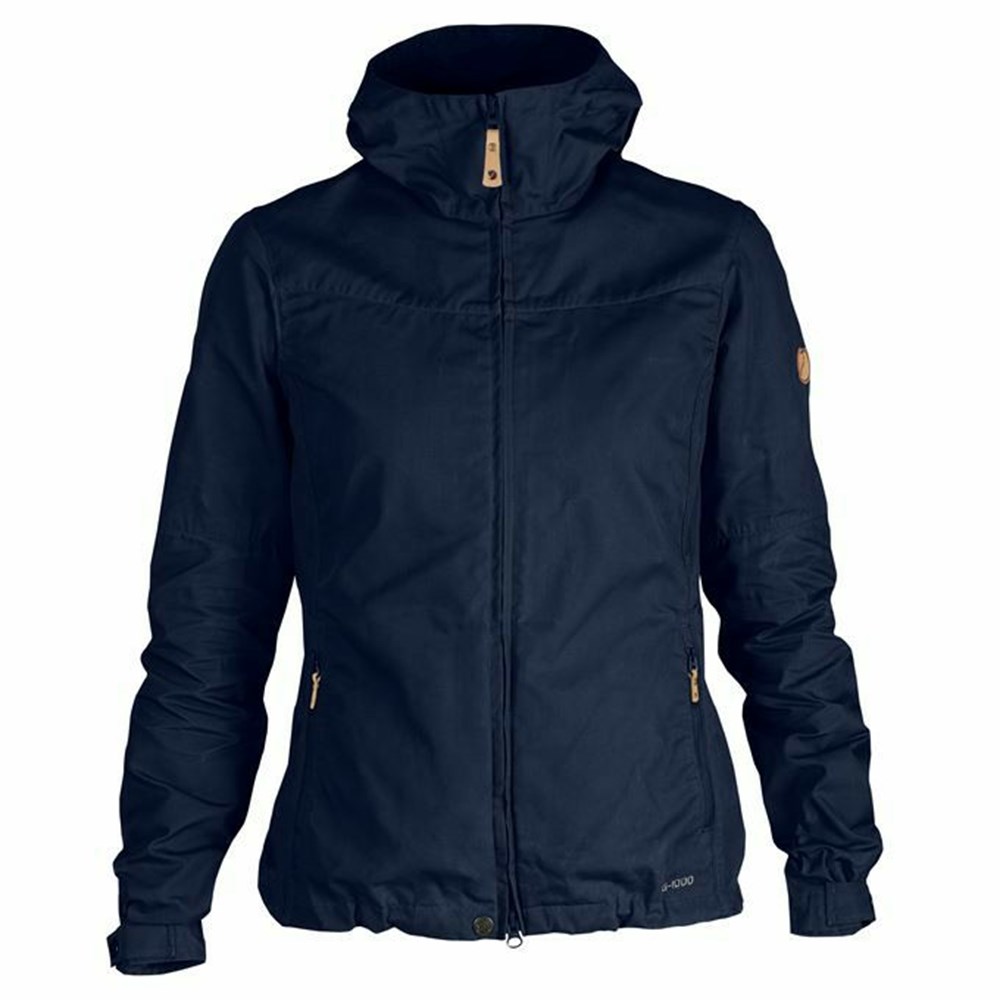 Fjallraven Kanken Stina Women Winter Jacket Dark Navy | BDSEACL-24